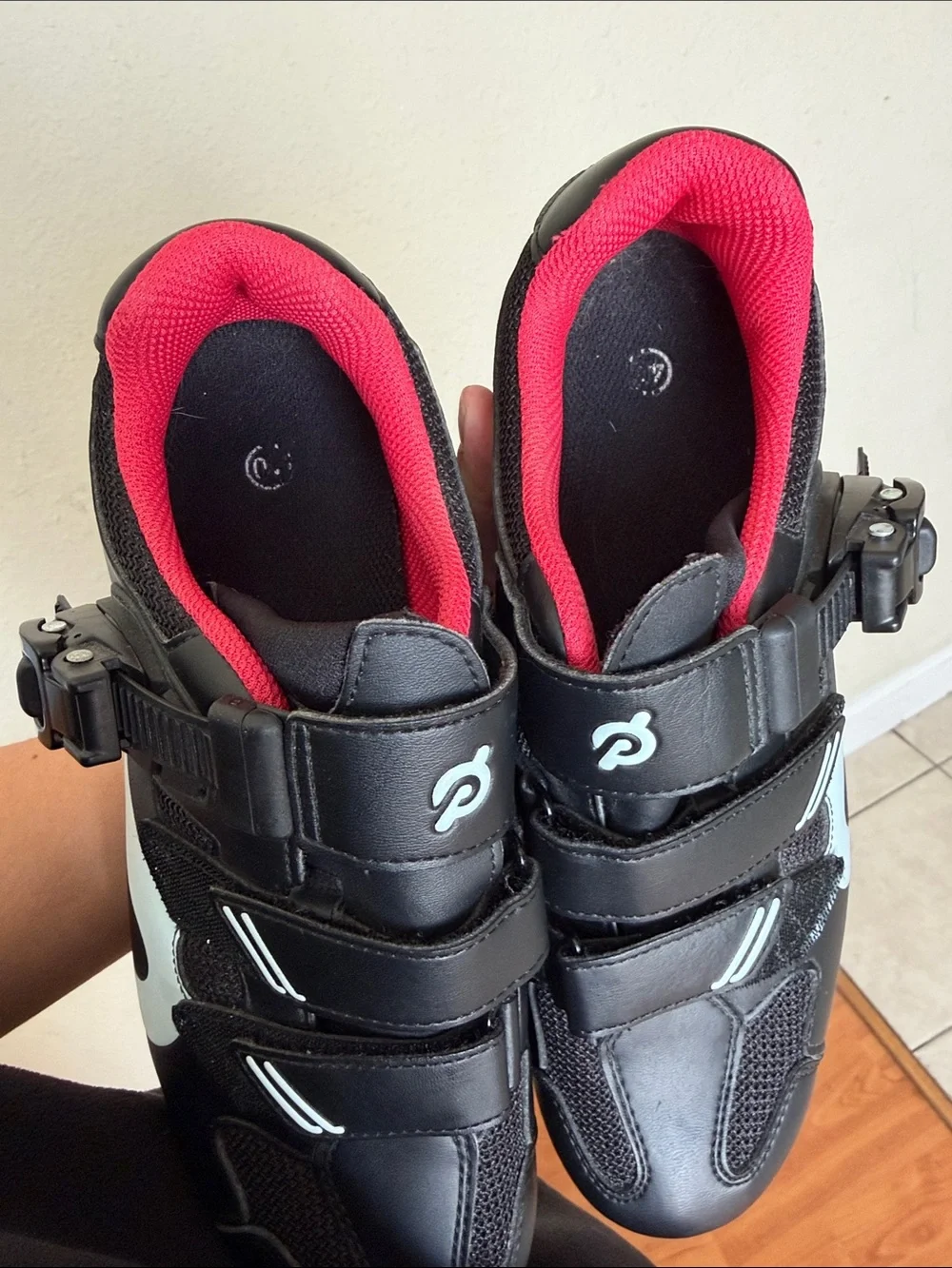 Peloton Cycling Shoes, Black, EU Size 40 (US Men - Size 7.5, US Women - Size 9)